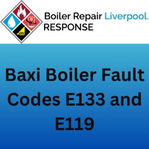 Baxi Boiler Fault Codes E133 And E119